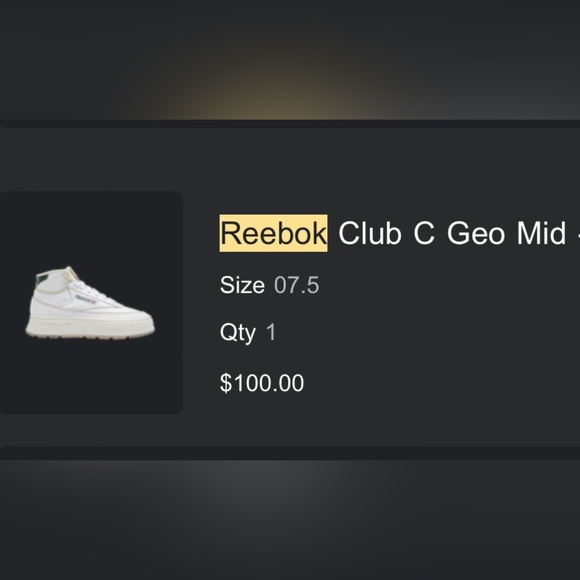 Reebok Club C Geo Mid - Green Detail - Picture 4 of 11